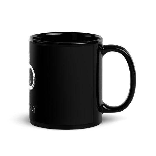 WD Shorthand Black Glossy Mug